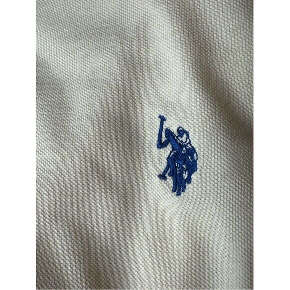 U.S. POLO ASSN.‎ 100% Cotton Yellow Polo Shirt, Men's Size Large - Picture 5 of 5